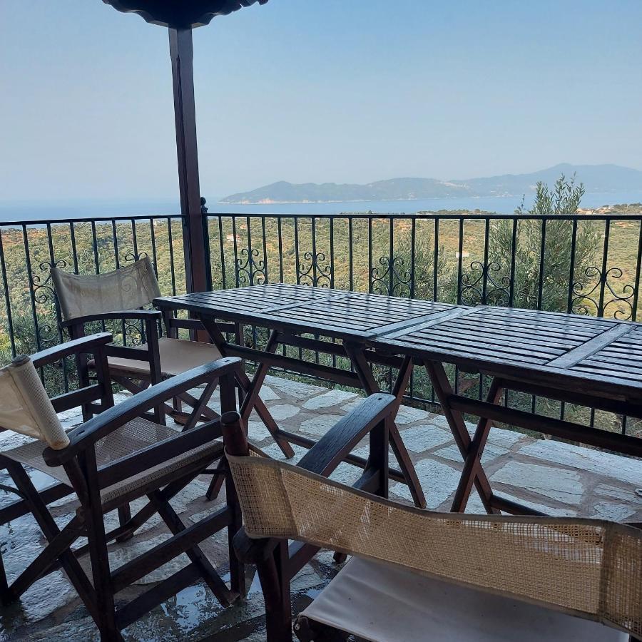 Villa Amfithea Moni Evaggelistrias Dış mekan fotoğraf